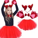 DISPOSSIEM 4v1 DETSKÝ OUTFIT DEVIL DEVIL HALLOWEEN