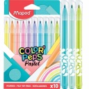 Pastelové fixky Maped Colorpeps, 10 kusov