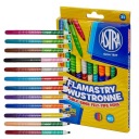 Obojstranné popisovače Astra 12 pier = 24 farieb