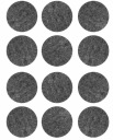 Samolepiace plstené podložky šedé FI28mm, balenie 12ks - VORSTAHL