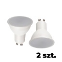 Sada 2x Kanlux-Miledo K LED GU10 6W WW teplá žiarovka