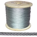 Sekcia 10m Lano Oceľové lano 2mm výplet 6x7+FC pozink pozink.