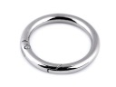 Okrúhla niklová karabínka, priemer 32 mm, 1 ks.