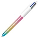 Automatické guľôčkové pero. 4-farebný BIC 4Colors Gradient