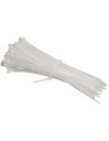 Sťahovacie pásky 3,6x200mm Biele 100 ks