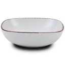 Misa BOWL štvorcová šalátová misa 600 ml biela