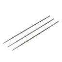 Okrúhle pilníky na brúsenie reťazí, 4,8 mm, 3 ks