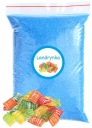 Cukor do cukrovej vaty 1kg Modrá cukrová farebná Suchá
