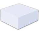 LEPENÝ BLOK KOCKA 85X85X35mm BIELA