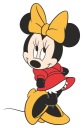 NÁLEPKA NA OKENNÝ ZRKADLOVÝ NÁBYTOK OKENNÁ MINNIE MOUSE