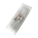 Sťahovacie pásky UV Sťahovacie pásky - 100 ks 4,8 x 250 mm, biele