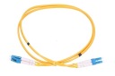 Optický prepojovací kábel SM 9/125 LC/UPC-LC/UPC 2m duplex
