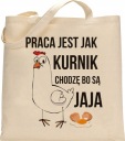 EKO NÁKUPNÁ TAŠKA SHOPPER S Vtipnými Šnúrkami, HRUBÁ BAVLNA - RW15