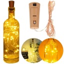 UZÁVER FĽAŠE GARLAND ZÁHRADNÁ ZÁSTRČKA LED LAMPY DRÔTE TEPLEJ BIELY