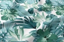 Bavlnená metráž, vzor: FLORAL MONSTERA