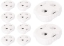 LINE STOPPER KONCOVÁ SVORKA BIELA ​​5mm - 10 ks