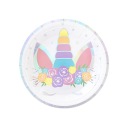 Jednorazové taniere Unicorn Birthday 6 ks