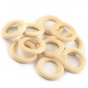 10x Drevené KRUHY do lapačov makramé RING 50 mm