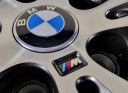 BMW M-Power 3D chrómová nálepka, odznak na ráfikoch, volant 17x9 - 1 ks