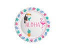 Aloha Hawaii narodeninové taniere 18cm 6ks