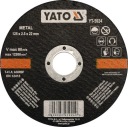 Kovový rezací kotúč 125x2,5x22 mm - Yato AL0