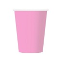 POHÁR Z RUŽOVÉHO PAPIERA 220ML 6KS