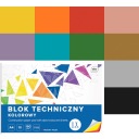 INTERDRUK farebný technický blok A4, 10 listov, 160g