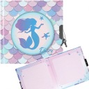 ZAMKNUTÝ DENNÍK NOTEBOOK MERMAID OMBRE MERMAID FOR A DIEVČAT
