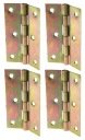 Splietaný nábytkový pánt 7cm 70x45mm, sada 4ks