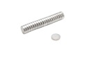 Neodymový magnet valcový MW 10x2,5 mm N38 10 ks.