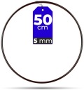 Circle Macrame Ráfik ČIERNA 50 cm 5 mm SILNÝ DRÔT