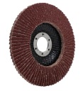 KLAPKOVÝ KOTOUČ 125mm P120 NA BRÚSENIE OCELE, DREVO GR120, KOV