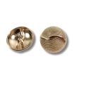 Gombík na nohe, zlatý vzor, ​​23 mm, 1 kus