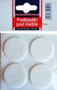 Samolepiace plstené podložky BIELA ​​– 40mm
