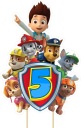 PAW PATROL NARODENINOVÝ TOPPER NA TORTY + VEK