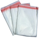 PE fóliové vrecká s lepiacou páskou 30x35+5 s otvorom