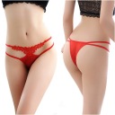 SEXY NOHAVIČKY TANGA G-STRING S VÝŠIVKAMI A PRÚŽKAMI