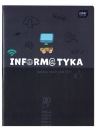 Zápisník Interprint A5 so 60 štvorcovými listami informačných technológií