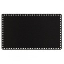 čierny základný košík dno 31x52cm HDF obdĺžnik