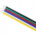 KÁBLOVÝ RGBCCT kábel LED pásik 6x0,5mm