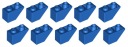 LEGO obrátená fazetka 1x2 modrá 10 ks