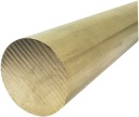 Mosadzná valcová tyč fi17, dĺžka 100 mm (10 cm)