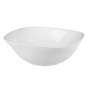 Biela štvorcová šalátová misa 15 cm, misa Carine, 500 ml