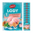 Delecta jahodová zmrzlina 10x57g zmrzlina v prášku, jednoduchá na prípravu