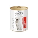 4Vets Natural pre psov s hovädzím mäsom, 800 g plechovka