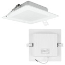 LED lampa zapustená hranatý držiak lampy 12W 4000K neutrálny