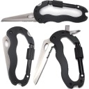 MULTITOOL OSTRÝ KARABÍNOVÝ Nôž 6V1 PREŽITIE