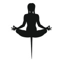 Meditation Lotosový kvet na jogu pre ženy PLEXI topper