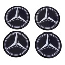 60 mm znak Mercedes na kryte náboja