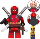 POSTAVA BLOCKS DEADPOOL + MINI WOLVERINE AVENGERS Marvel